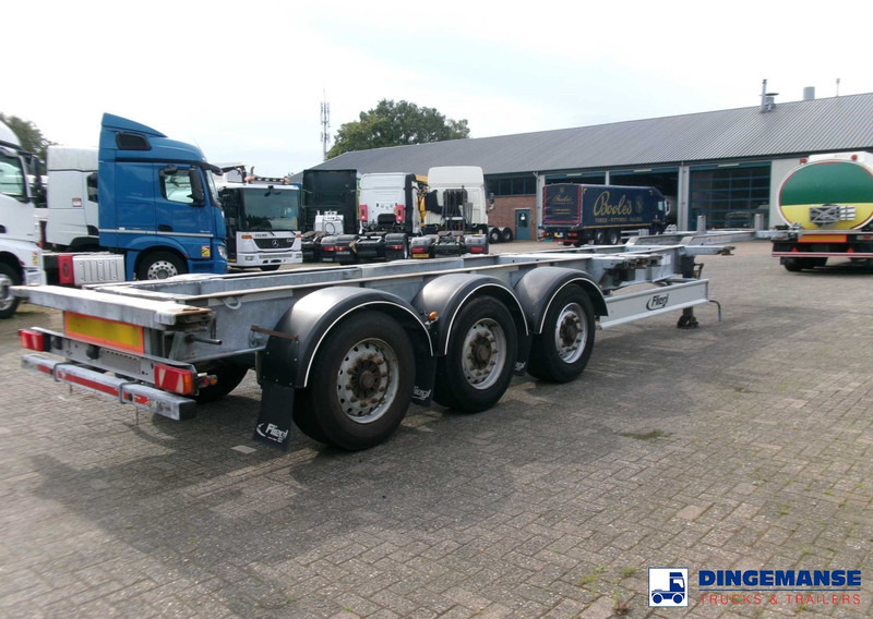 Fliegl 3-axle container trailer 45 ft - Semi-remorque porte-conteneur/ Caisse mobile: photos 4 Fliegl 3-axle container trailer 45 ft - Semi-remorque porte-conteneur/ Caisse mobile: photos 4