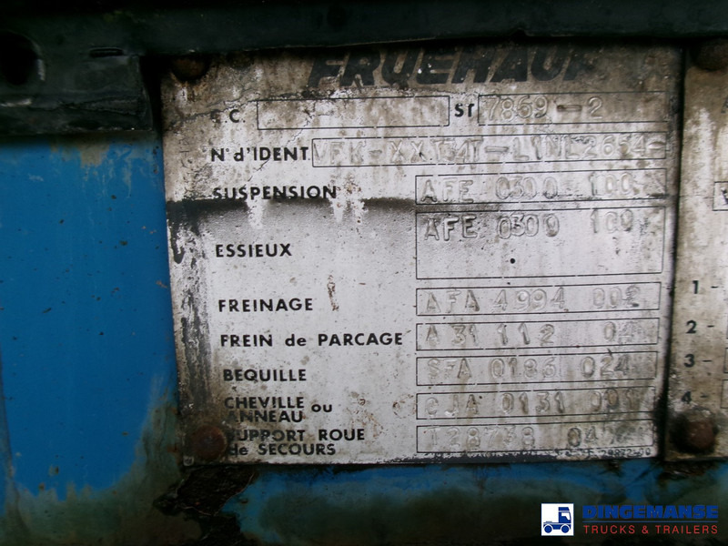 Semi-remorque citerne Fruehauf Bitumen tank inox 31 m3 / 1 comp + mixer & engine: photos 20