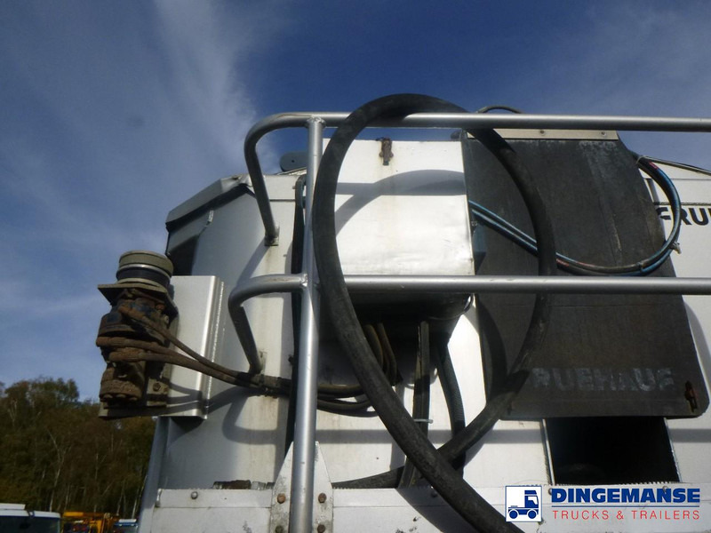 Semi-remorque benne Fruehauf Tipper trailer alu 35 m3 + tarpaulin: photos 7