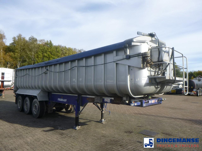 Fruehauf Tipper trailer alu 35 m3 + tarpaulin - Semi-remorque benne: photos 2 Fruehauf Tipper trailer alu 35 m3 + tarpaulin - Semi-remorque benne: photos 2