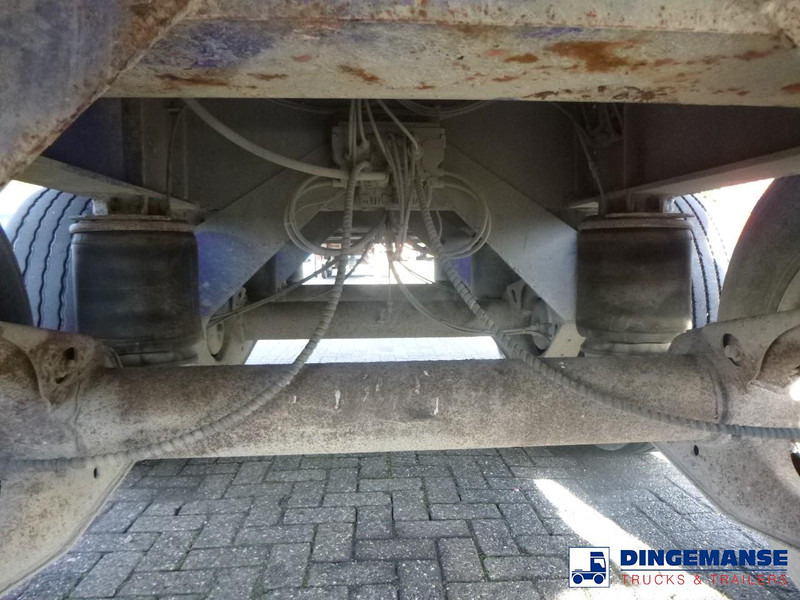 Semi-remorque benne Fruehauf Tipper trailer alu 35 m3 + tarpaulin: photos 11