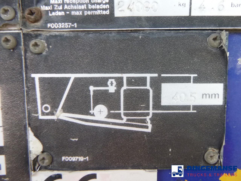 Semi-remorque benne Fruehauf Tipper trailer alu 35 m3 + tarpaulin: photos 19