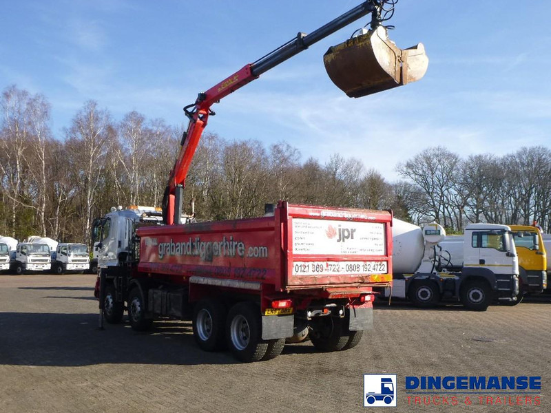 Hino FY1EUKA 8x4 tipper RHD + Palfinger E120L + grapple - Camion grue: photos 4 Hino FY1EUKA 8x4 tipper RHD + Palfinger E120L + grapple - Camion grue: photos 4