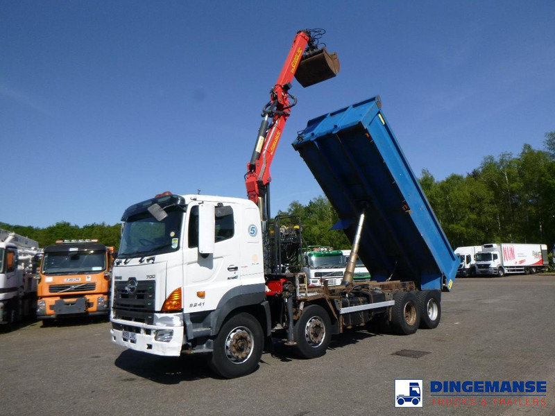 Hino FY1EUKA RHD + Palfinger E120L + grapple - Camion grue: photos 1 Hino FY1EUKA RHD + Palfinger E120L + grapple - Camion grue: photos 1