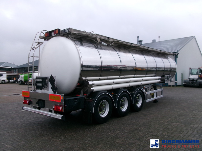LAG Chemical tank inox L4BH 30 m3 / 1 comp + pump - Semi-remorque citerne: photos 4 LAG Chemical tank inox L4BH 30 m3 / 1 comp + pump - Semi-remorque citerne: photos 4