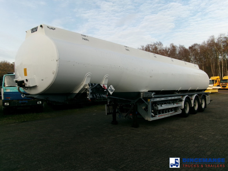 LAG Fuel tank alu 45.2 m3 / 6 comp + pump - Semi-remorque citerne: photos 1 LAG Fuel tank alu 45.2 m3 / 6 comp + pump - Semi-remorque citerne: photos 1