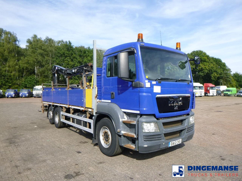 MAN TGS 26.360 6X2 RHD + HMF 1420-K2 + grapple - Camion grue: photos 2 MAN TGS 26.360 6X2 RHD + HMF 1420-K2 + grapple - Camion grue: photos 2