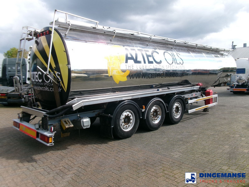 Magyar Heavy oil tank inox 37 m3 / 5 comp + pump - Semi-remorque citerne: photos 4 Magyar Heavy oil tank inox 37 m3 / 5 comp + pump - Semi-remorque citerne: photos 4