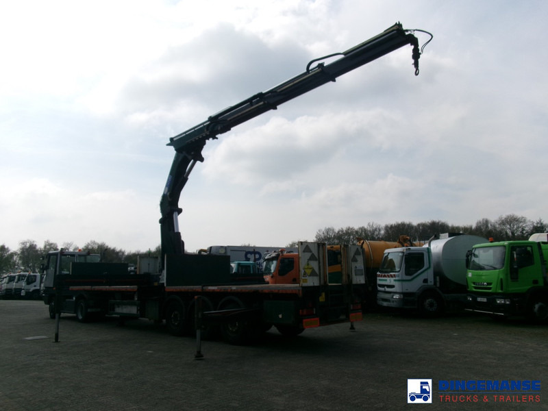 Massey Platform trailer + HMF 4720 K3 crane - Semi-remorque plateau: photos 3 Massey Platform trailer + HMF 4720 K3 crane - Semi-remorque plateau: photos 3