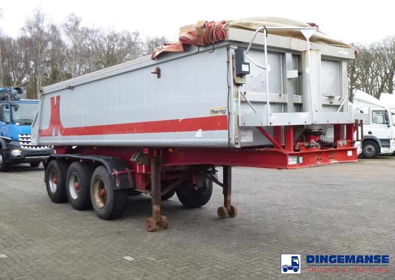Meierling Tipper trailer alu 21 m3 + tarpaulin - Semi-remorque benne: photos 2 Meierling Tipper trailer alu 21 m3 + tarpaulin - Semi-remorque benne: photos 2