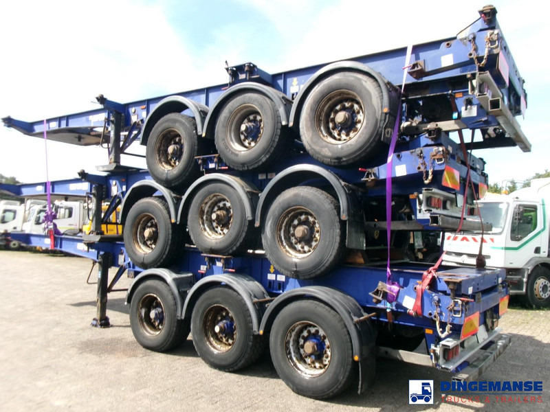 Montracon Stack - 3 x container chassis 20-30-40-45 ft - Semi-remorque porte-conteneur/ Caisse mobile: photos 4 Montracon Stack - 3 x container chassis 20-30-40-45 ft - Semi-remorque porte-conteneur/ Caisse mobile: photos 4