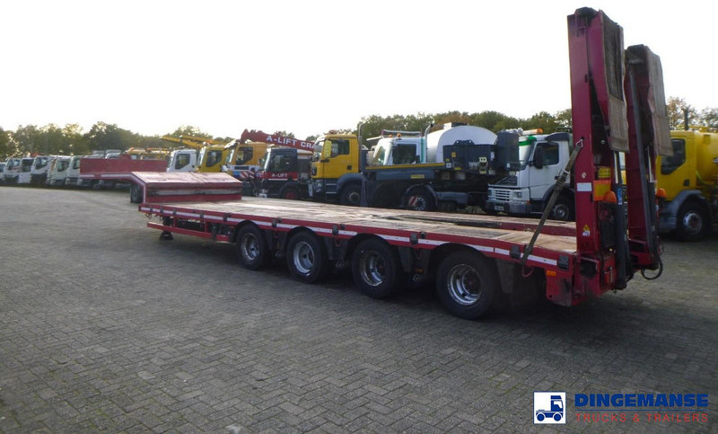 Nooteboom 4-axle semi-lowbed trailer ext. 73 t + ramps - Semi-remorque surbaissé: photos 3 Nooteboom 4-axle semi-lowbed trailer ext. 73 t + ramps - Semi-remorque surbaissé: photos 3