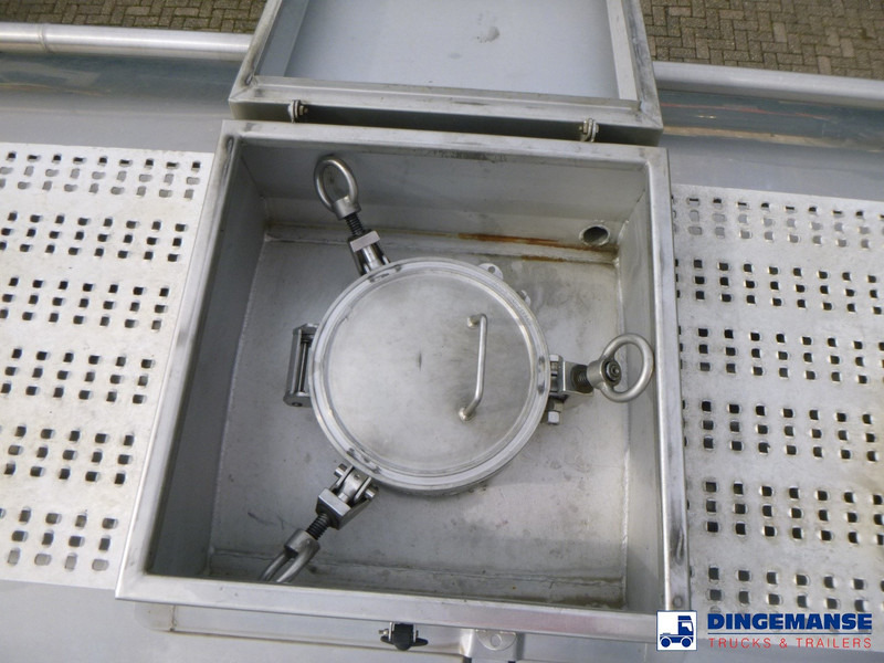 Semi-remorque citerne Parcisa Chemical tank inox L4BH 37.5 / 1 comp: photos 20