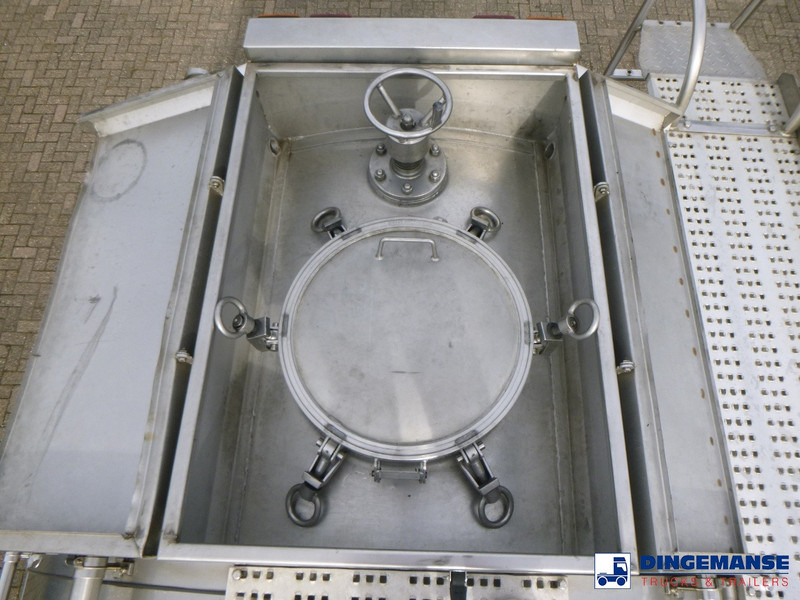 Semi-remorque citerne Parcisa Chemical tank inox L4BH 37.5 / 1 comp: photos 17