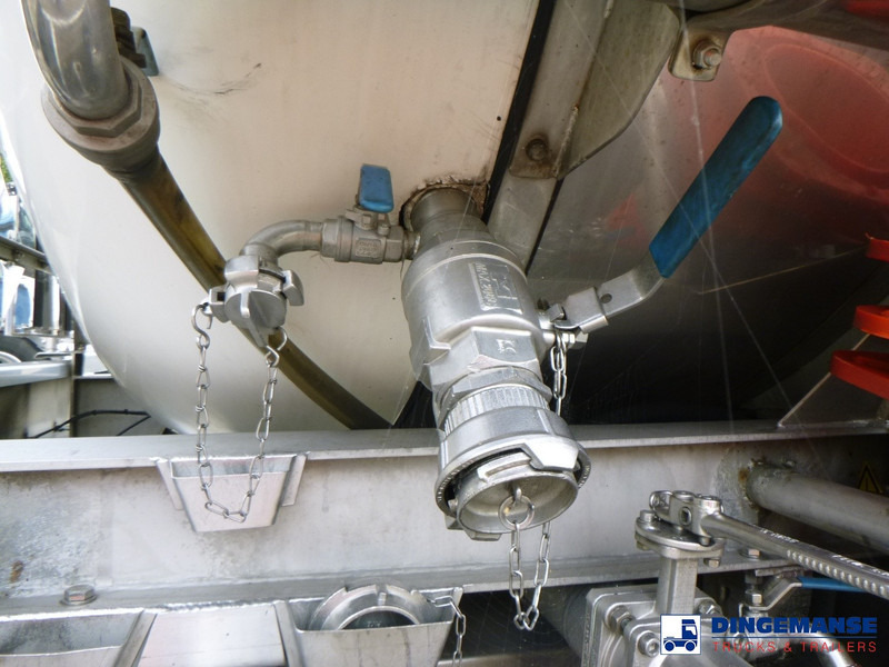 Semi-remorque citerne Parcisa Chemical tank inox L4BH 37.5 / 1 comp: photos 10