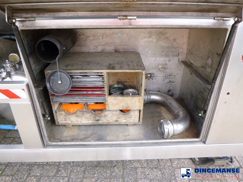 Semi-remorque citerne Parcisa Chemical tank inox L4BH 37.5 / 1 comp: photos 12