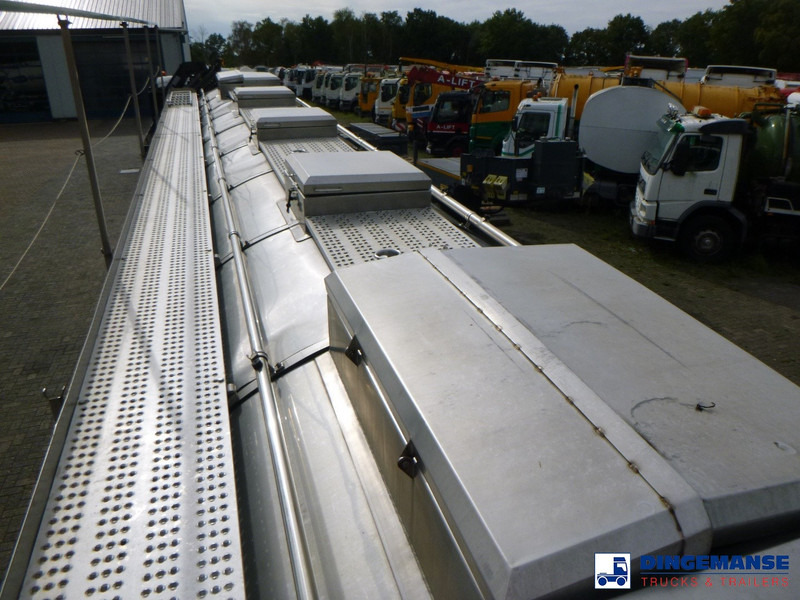 Semi-remorque citerne Parcisa Chemical tank inox L4BH 37.5 / 1 comp: photos 16