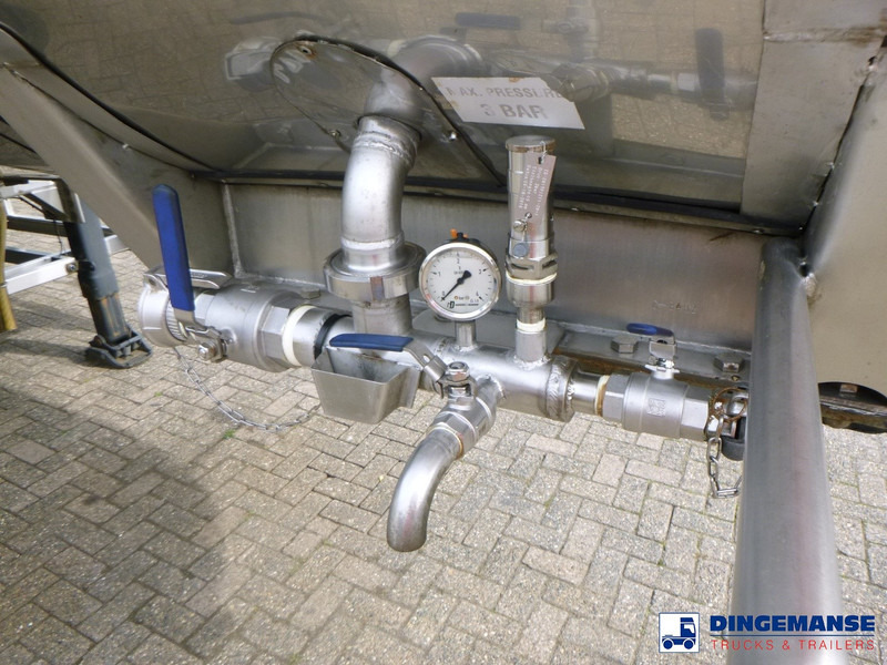 Semi-remorque citerne Parcisa Chemical tank inox L4BH 37.5 / 1 comp: photos 11