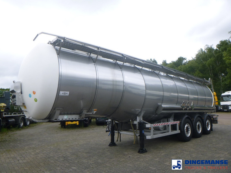 Parcisa Chemical tank inox L4BH 37.5 m3 / 1 comp - Semi-remorque citerne: photos 1 Parcisa Chemical tank inox L4BH 37.5 m3 / 1 comp - Semi-remorque citerne: photos 1