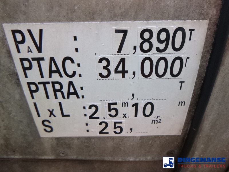 Semi-remorque citerne Trailor Heavy oil / bitumen tank steel 31.1 m3 / 1 comp: photos 16