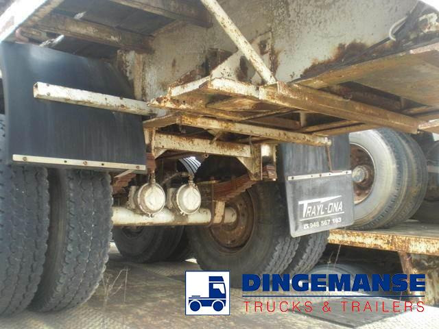Semi-remorque surbaissé Traylona 2-axle platform trailer 39000KG / Extendable 19M: photos 12 Semi-remorque surbaissé Traylona 2-axle platform trailer 39000KG / Extendable 19M: photos 12