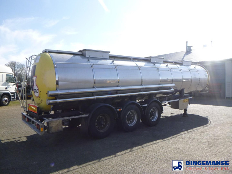 Van Hool Chemical tank inox 24 m3 / 1 comp - Semi-remorque citerne: photos 4 Van Hool Chemical tank inox 24 m3 / 1 comp - Semi-remorque citerne: photos 4
