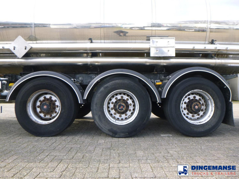 Van Hool Chemical tank inox 30 m3 / 3 comp - Semi-remorque citerne: photos 5 Van Hool Chemical tank inox 30 m3 / 3 comp - Semi-remorque citerne: photos 5