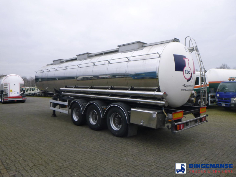 Van Hool Chemical tank inox 30 m3 / 3 comp - Semi-remorque citerne: photos 3 Van Hool Chemical tank inox 30 m3 / 3 comp - Semi-remorque citerne: photos 3
