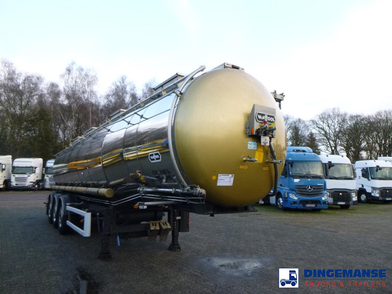 Van Hool Chemical tank inox L4BH 30 m3 / 1 comp / ADR 29/08/24 - Semi-remorque citerne: photos 2 Van Hool Chemical tank inox L4BH 30 m3 / 1 comp / ADR 29/08/24 - Semi-remorque citerne: photos 2