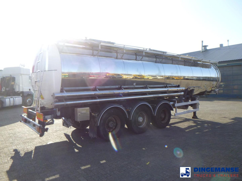 Van Hool Chemical tank inox L4BH 30 m3 / 3 comp - Semi-remorque citerne: photos 4 Van Hool Chemical tank inox L4BH 30 m3 / 3 comp - Semi-remorque citerne: photos 4