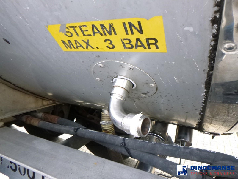 Semi-remorque citerne Van Hool Chemical tank inox L4BH 37.5 m3 / 1 comp: photos 12