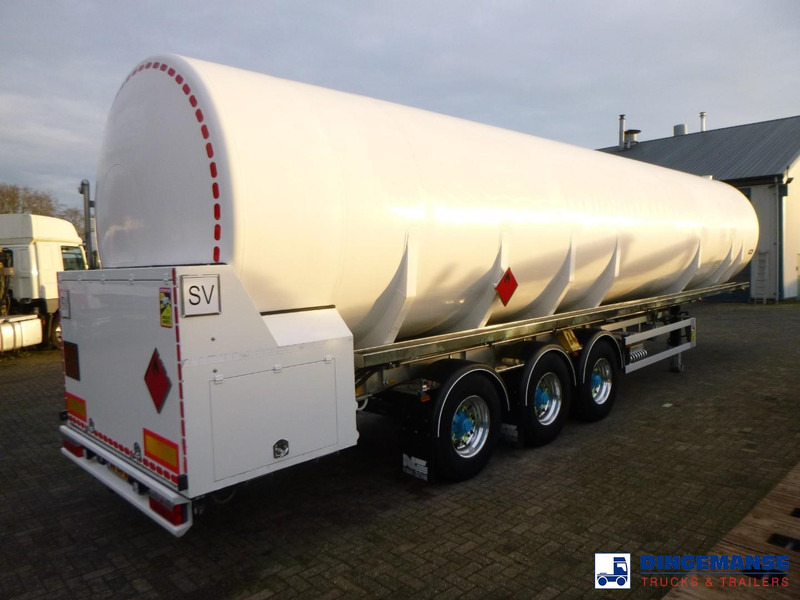 Van Hool Cryogenic tank inox 58.6 m3 / 1 comp / R10,4BN (methane/argon/nitrogen) - Semi-remorque citerne: photos 4 Van Hool Cryogenic tank inox 58.6 m3 / 1 comp / R10,4BN (methane/argon/nitrogen) - Semi-remorque citerne: photos 4