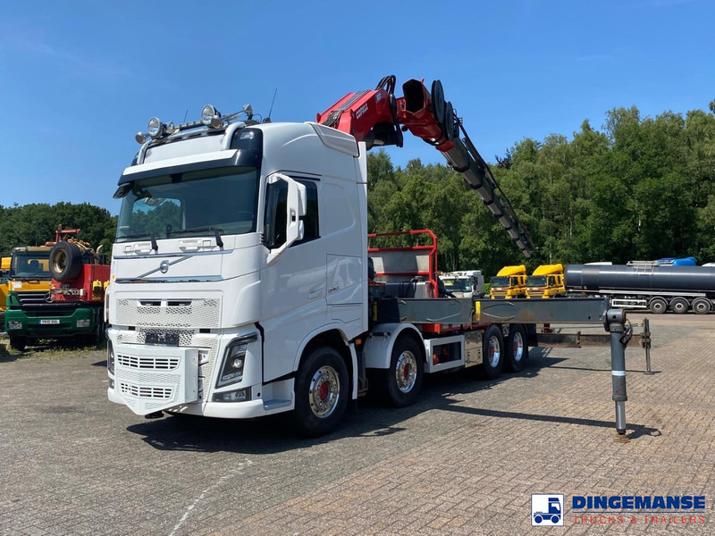 Volvo FH 550 8x4 Euro 6 + Copma 820.8 J6 - Camion grue: photos 1 Volvo FH 550 8x4 Euro 6 + Copma 820.8 J6 - Camion grue: photos 1