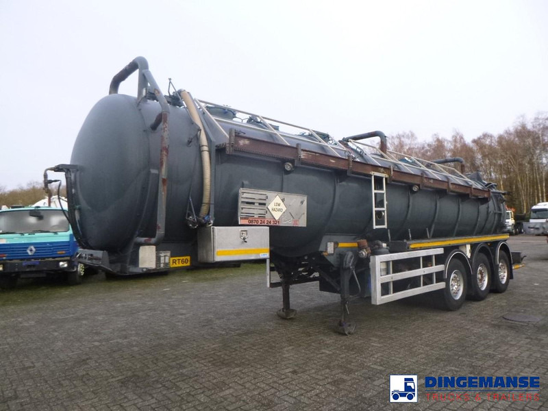 WHALE Vacuum tank inox 30 m3 / 1 comp + pump - Semi-remorque citerne: photos 1 WHALE Vacuum tank inox 30 m3 / 1 comp + pump - Semi-remorque citerne: photos 1