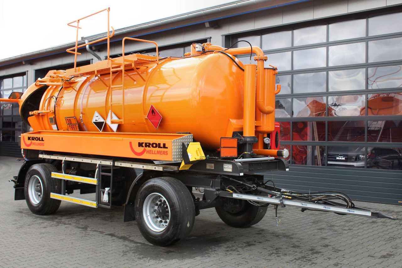 Kutschke 10m³ Kipper Saug u.Druck INOX +ADR/GGVS - Remorque citerne: photos 1 Kutschke 10m³ Kipper Saug u.Druck INOX +ADR/GGVS - Remorque citerne: photos 1