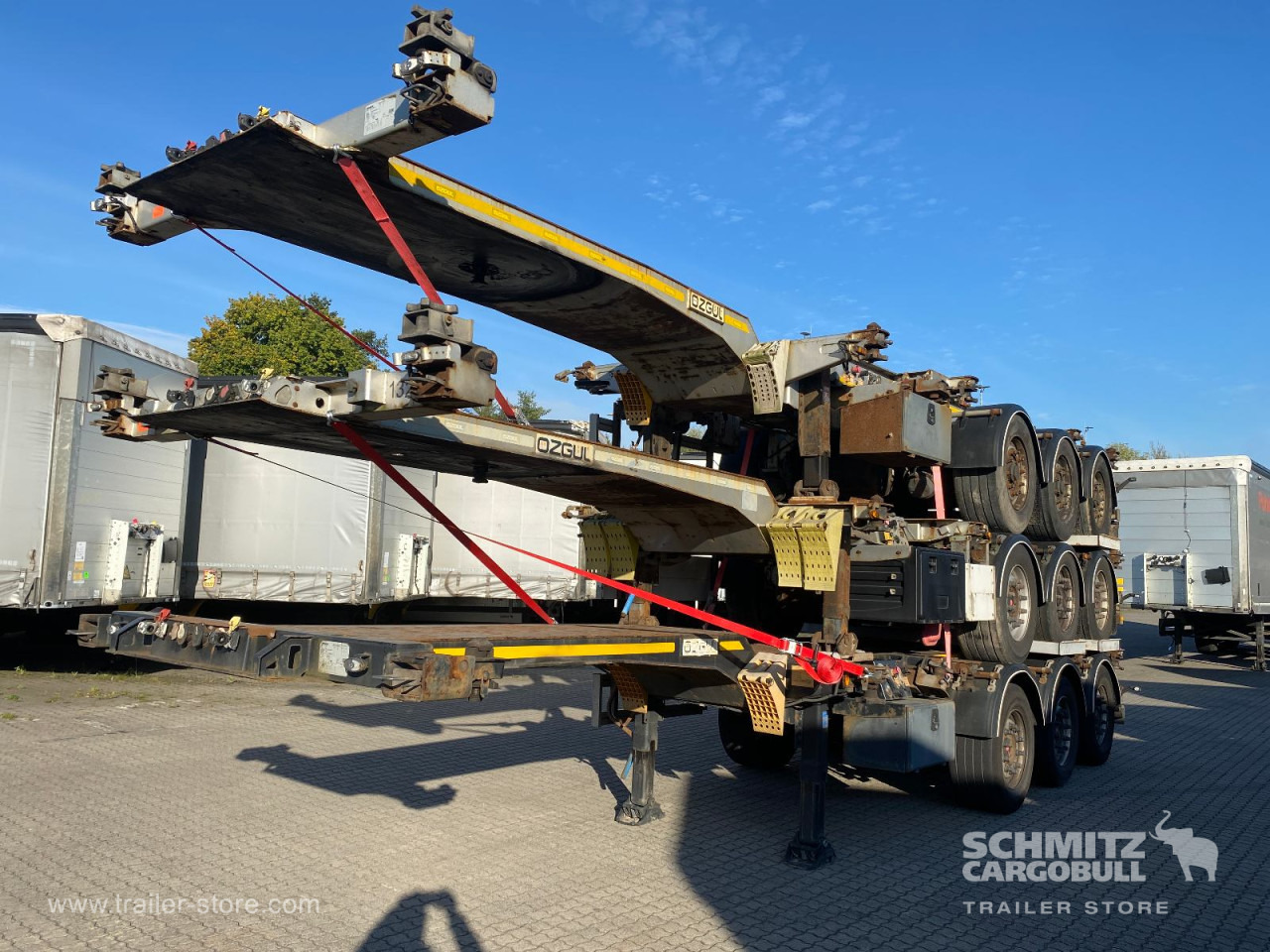 SCHMITZ Auflieger Containerfahrgestell Standard - Semi-remorque porte-conteneur/ Caisse mobile: photos 4 SCHMITZ Auflieger Containerfahrgestell Standard - Semi-remorque porte-conteneur/ Caisse mobile: photos 4