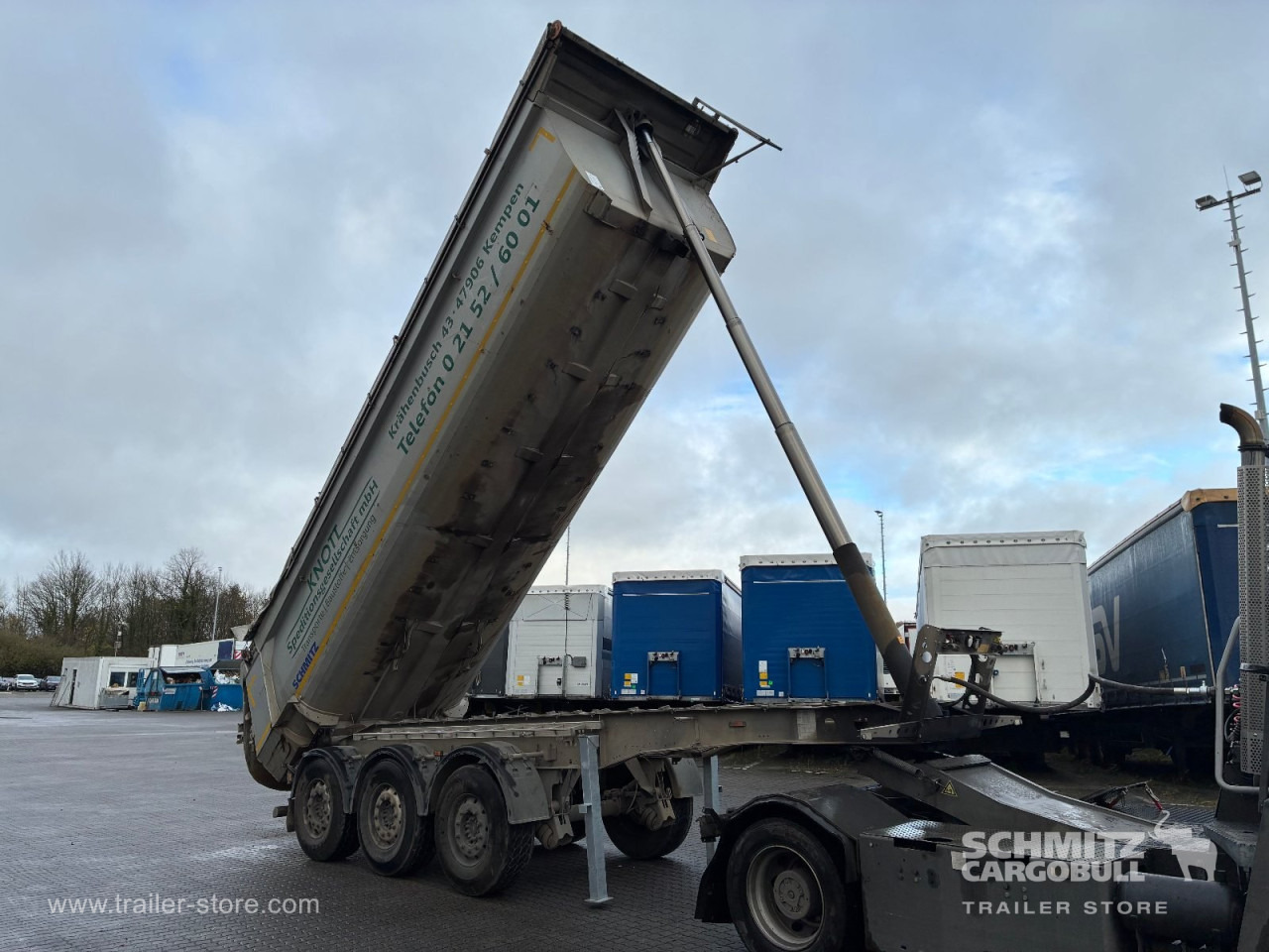 SCHMITZ Auflieger Kipper Stahlrundmulde 25m³ - Semi-remorque benne: photos 3 SCHMITZ Auflieger Kipper Stahlrundmulde 25m³ - Semi-remorque benne: photos 3