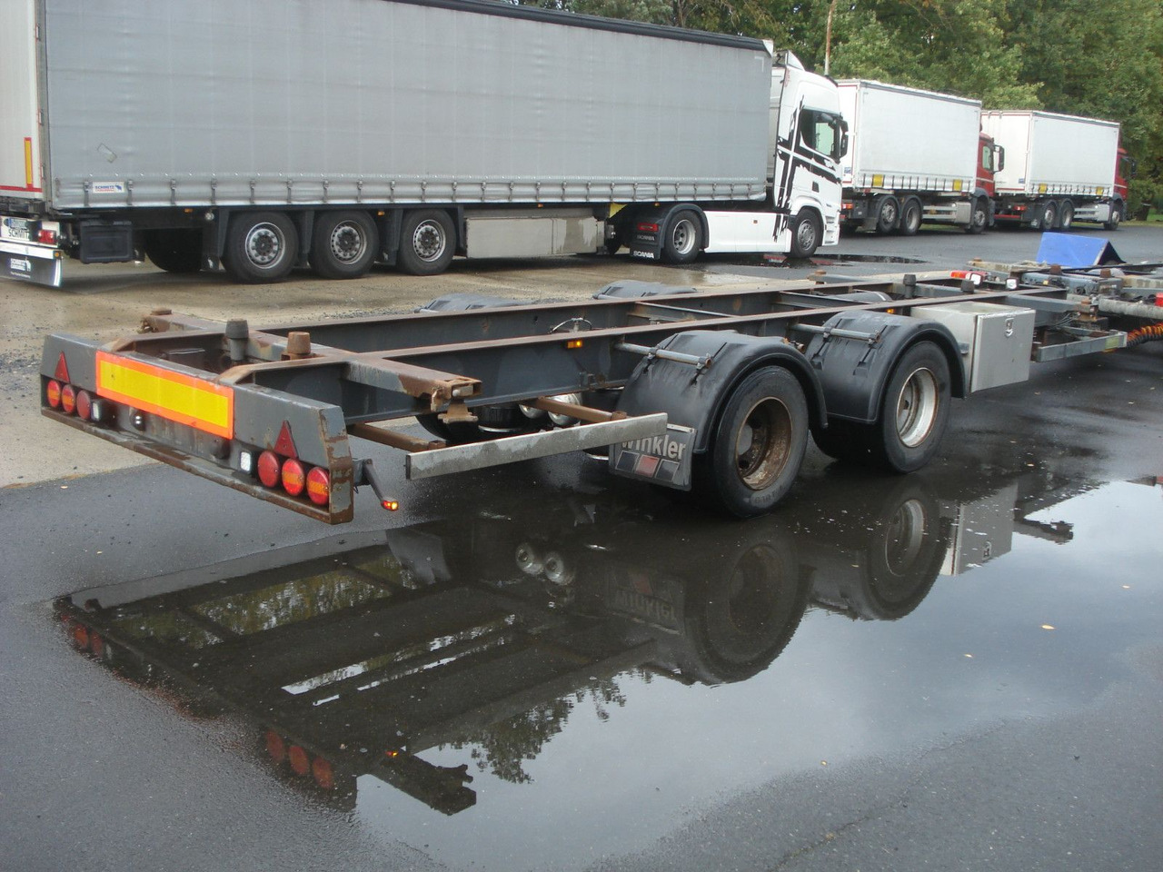 Krebs Jumbo Tandem für 7,82 WBs - Remorque porte-conteneur/ Caisse mobile: photos 3 Krebs Jumbo Tandem für 7,82 WBs - Remorque porte-conteneur/ Caisse mobile: photos 3