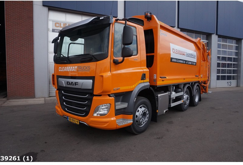 DAF FAG CF 340 Welvaarts weegsysteem - Benne à ordures ménagères: photos 1 DAF FAG CF 340 Welvaarts weegsysteem - Benne à ordures ménagères: photos 1