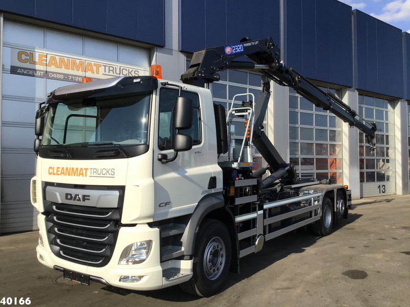 DAF FAN CF 430 HMF 23 ton/meter laadkraan + Welvaarts Weighing system - Camion ampliroll, Camion grue: photos 1 DAF FAN CF 430 HMF 23 ton/meter laadkraan + Welvaarts Weighing system - Camion ampliroll, Camion grue: photos 1