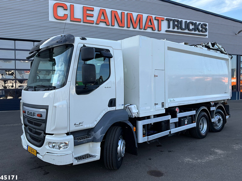 DAF FAN LF 220 Euro 6 Bekker LaGram Glaswagen - Benne à ordures ménagères: photos 4 DAF FAN LF 220 Euro 6 Bekker LaGram Glaswagen - Benne à ordures ménagères: photos 4