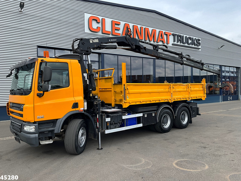 DAF FAT 75 CF 340 6x4 Manual Full steel Hiab 16 Tonmeter laadkraan - Camion benne, Camion grue: photos 2 DAF FAT 75 CF 340 6x4 Manual Full steel Hiab 16 Tonmeter laadkraan - Camion benne, Camion grue: photos 2