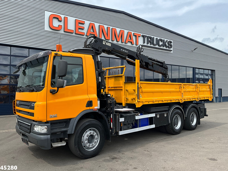 DAF FAT 75 CF 340 6x4 Manual Full steel Hiab 16 Tonmeter laadkraan - Camion benne, Camion grue: photos 3 DAF FAT 75 CF 340 6x4 Manual Full steel Hiab 16 Tonmeter laadkraan - Camion benne, Camion grue: photos 3