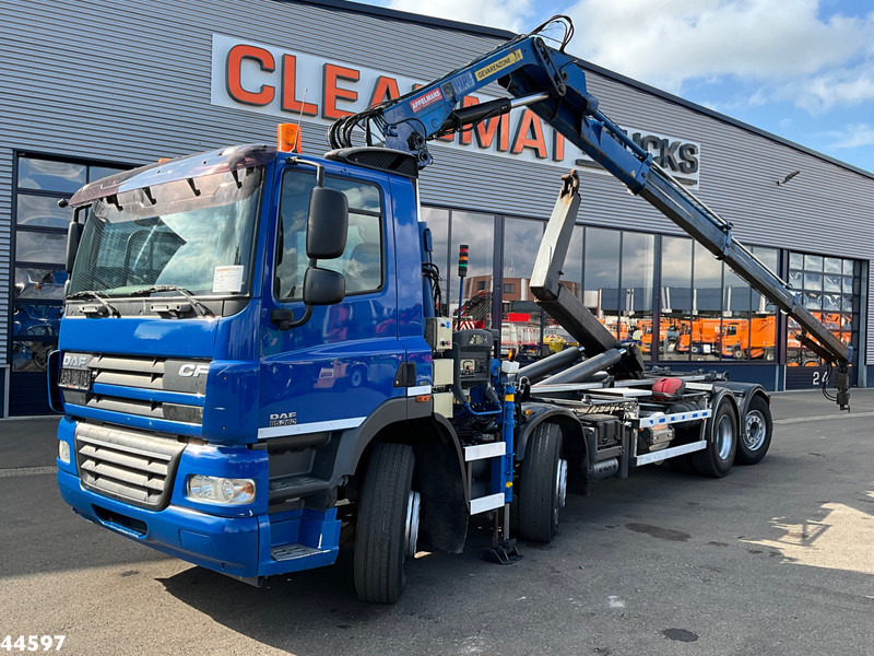 DAF FAX 85 CF 360 8x2 Euro 5 Hiab 16 Tonmeter laadkraan - Camion ampliroll, Camion grue: photos 1 DAF FAX 85 CF 360 8x2 Euro 5 Hiab 16 Tonmeter laadkraan - Camion ampliroll, Camion grue: photos 1