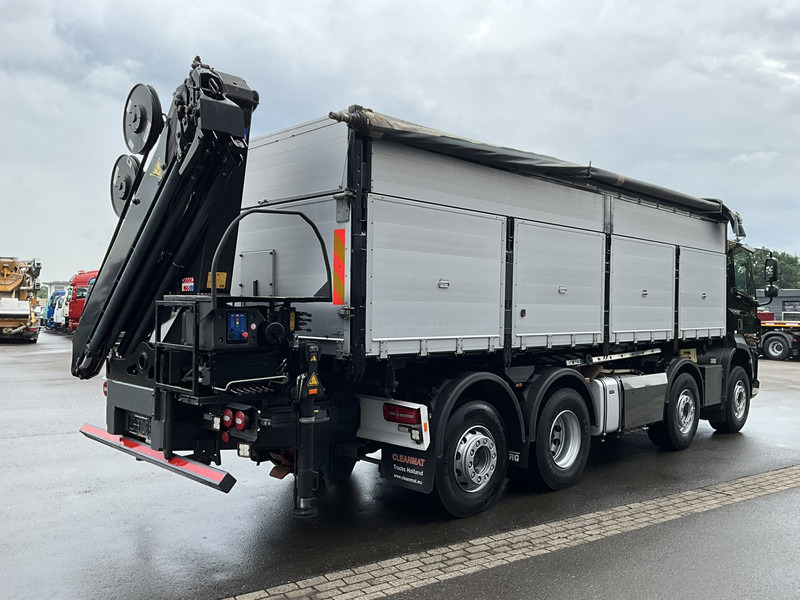 Camion benne, Camion grue DAF FAX CF 480 Euro 6 HMF 21 Tonmeter laadkraan: photos 7