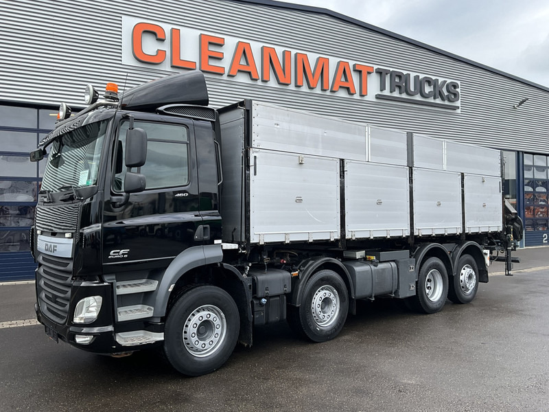 Camion benne, Camion grue DAF FAX CF 480 Euro 6 HMF 21 Tonmeter laadkraan: photos 10