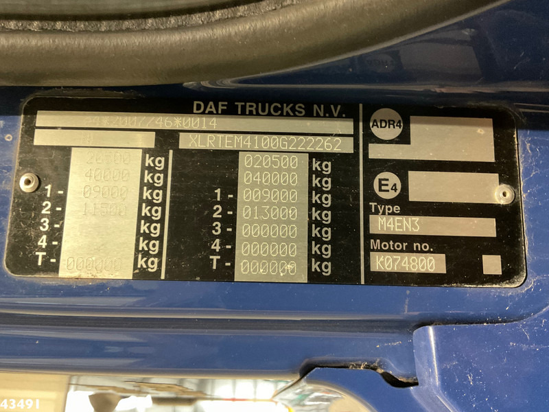 Crédit-bail de DAF FT CF 370 Euro 6 Fassi 15 Tonmeter laadkraan DAF FT CF 370 Euro 6 Fassi 15 Tonmeter laadkraan: photos 19
