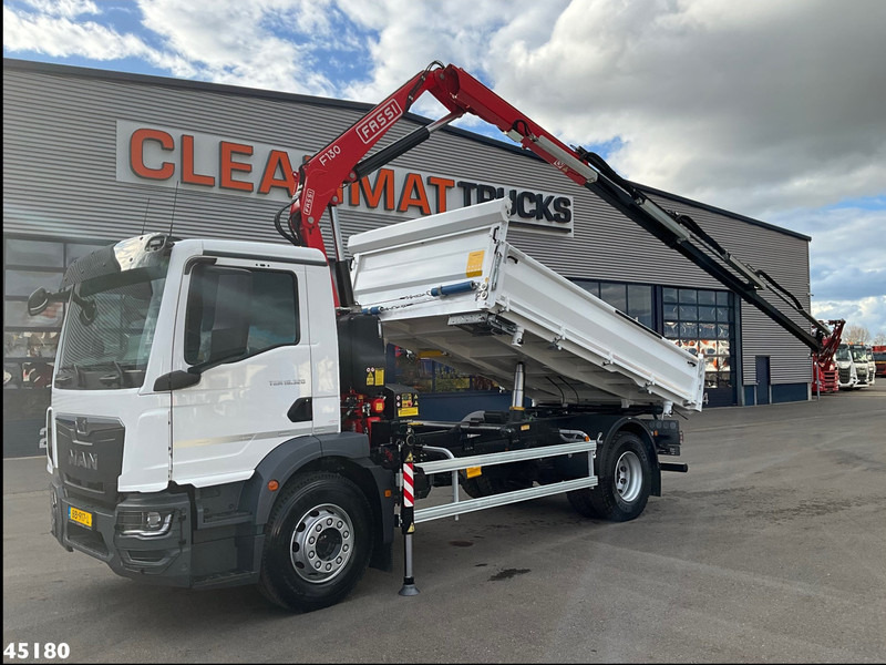 MAN TGM 18.320 Euro 6 Fassi 13 Tonmeter laadkraan NEW AND UNUSED! - Camion benne: photos 1 MAN TGM 18.320 Euro 6 Fassi 13 Tonmeter laadkraan NEW AND UNUSED! - Camion benne: photos 1