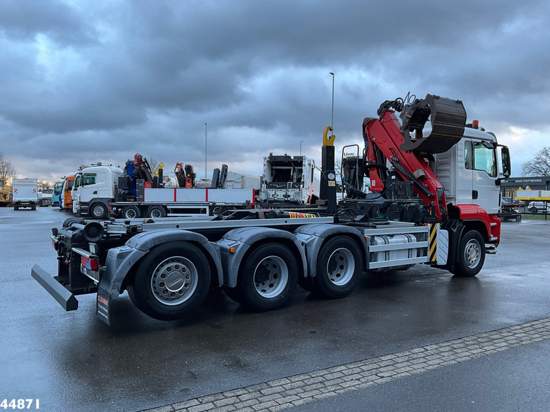 MAN TGS 35.440 8x4 HMF 16 Tonmeter Z-kraan - Camion ampliroll: photos 4 MAN TGS 35.440 8x4 HMF 16 Tonmeter Z-kraan - Camion ampliroll: photos 4