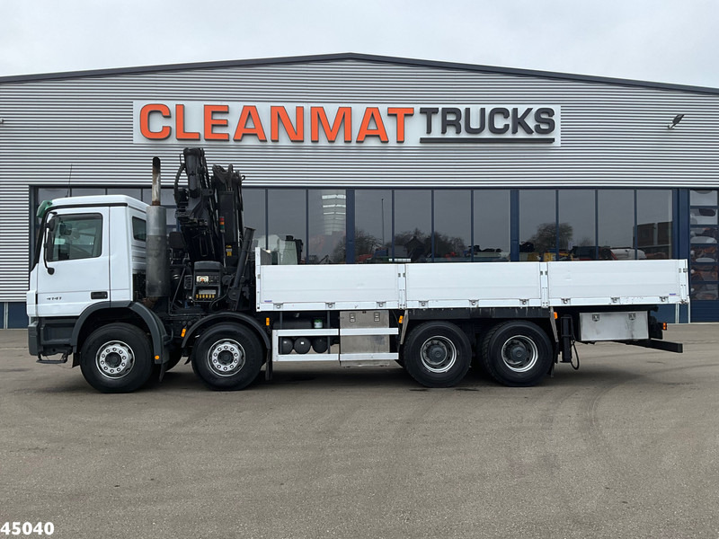 Mercedes-Benz Actros 4141 8x4 manual Hiab 32 Tonmeter laadkraan + Fly-jib - Camion grue: photos 3 Mercedes-Benz Actros 4141 8x4 manual Hiab 32 Tonmeter laadkraan + Fly-jib - Camion grue: photos 3